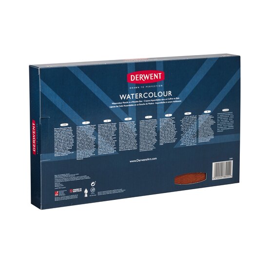 Derwent Watercolour Pencils 72 Wooden Box