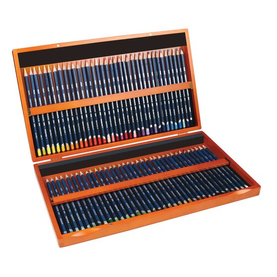 Derwent Watercolour Pencils 72 Wooden Box