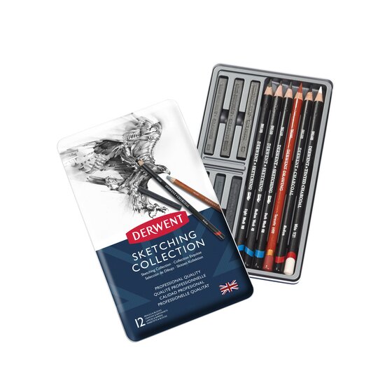 Derwent Sketching Collection 12 Tin