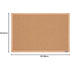 Quartet Oak Cork Frame Bulletin Display Board, 23 x 17 inches