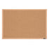 Quartet Cork Bulletin Board, 23" x 35", Oak Finish Frame