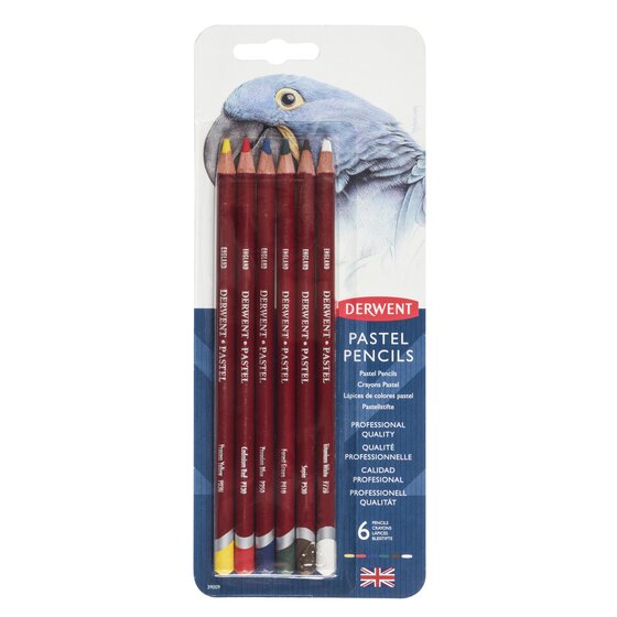 Derwent Pastel 6 Pencils Blister Set