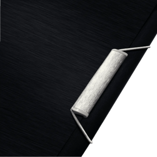 Leitz Style Expanding Concertina File (Satin Black)