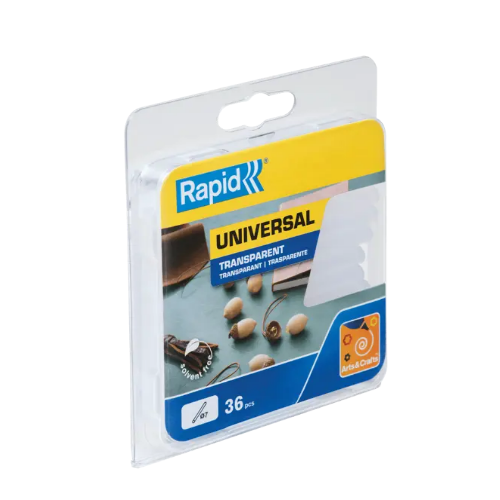 Rapid 7 mm Glue Sticks Universal Transparent
