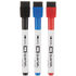 Quartet Rewritables Mini Dry-Erase Whiteboard Markers, Pack of 3 (Multicolour)