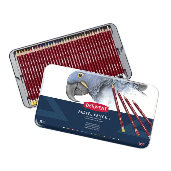 Derwent Pastel 36 Pencils Tin