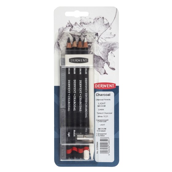 Derwent Charcoal Mixed Media Blister Set