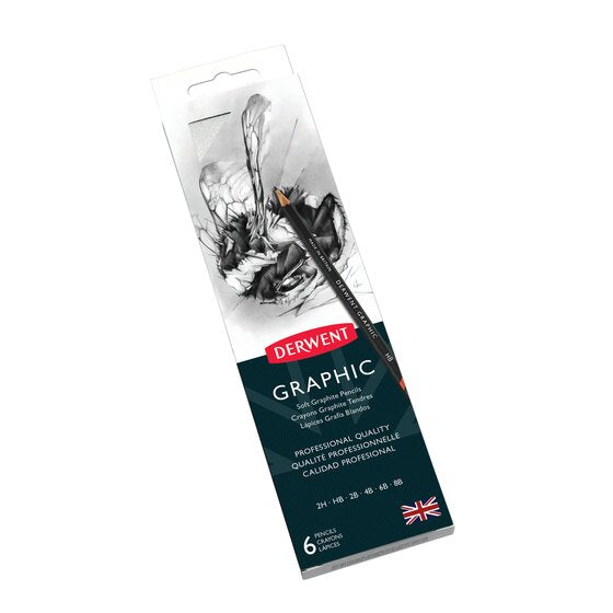 Derwent Graphic Pencils 6 Tin