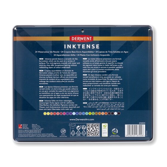 Derwent Inktense 24 Pencils Tin