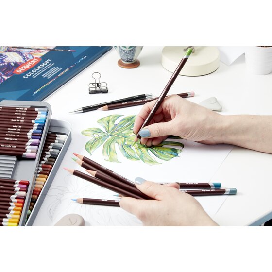 Derwent Coloursoft Pencils 72 Tin