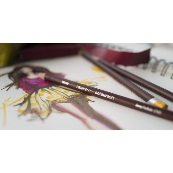 Derwent Coloursoft Pencils 72 Tin