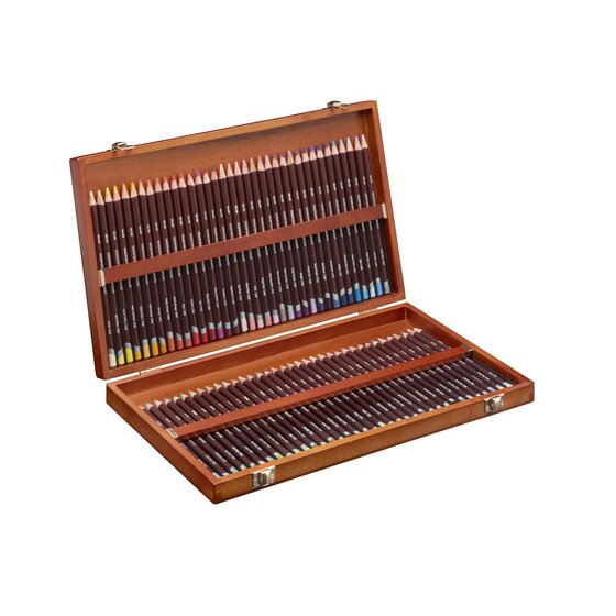Derwent Coloursoft Pencils 72 Wooden Box