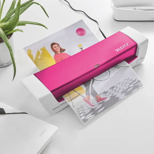 Leitz iLAM Laminator Home Office A4 (Pink Metallic)