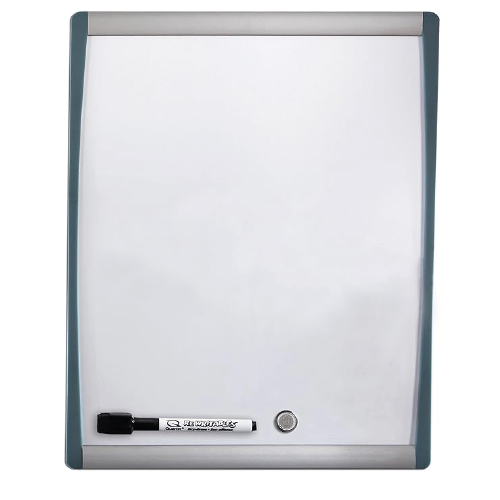 Quartet Color Arc Magnetic Whiteboard, Lightweight Board with Dry-Erase Marker and Magnets for Schools, Office, Home, Study Room, 1 x 1.2 feet, 28 x 36 cm (11 x 14 inches)