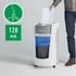 Leitz IQ OptiMax Office Cross Cut Paper Shredder, 15 Sheet Capacity, 35L Bin