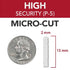 GBC Micro Cut Shredder AUTO+ 300M