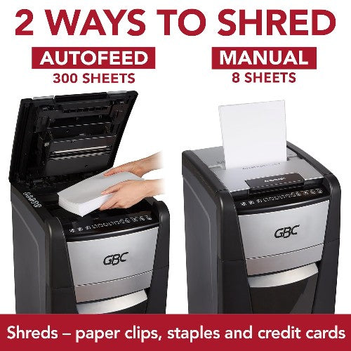 GBC Micro Cut Shredder AUTO+ 300M