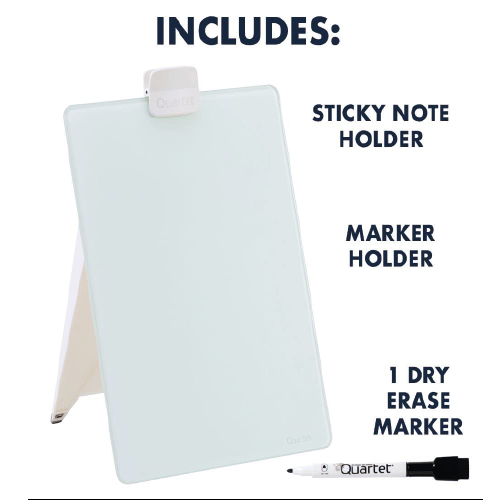 Quartet® Glass Desktop Dry-Erase Easel, 9