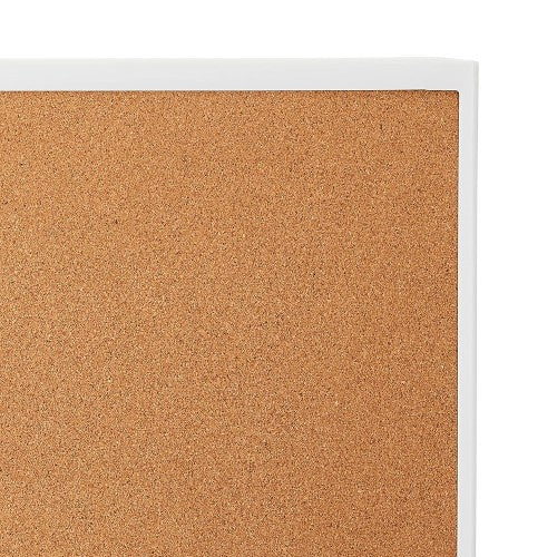 Quartet White Frame Cork Bulletin Board, 23 x 17 inches