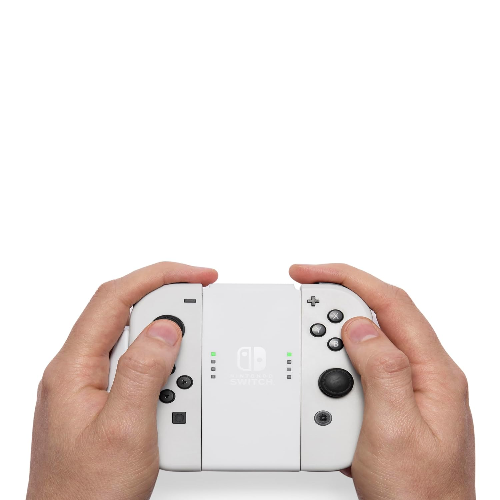 PowerA Joy-Con Comfort Grip for Nintendo Switch - White