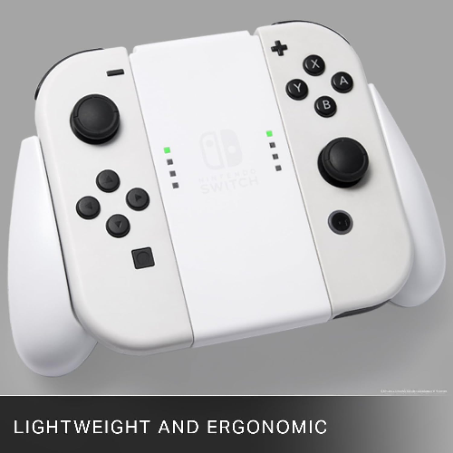 PowerA Joy-Con Comfort Grip for Nintendo Switch - White