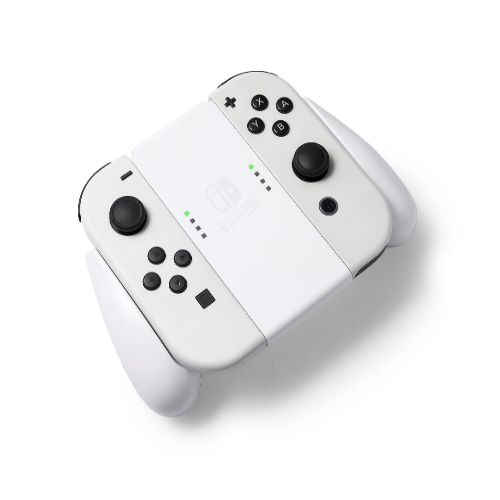 PowerA Joy-Con Comfort Grip for Nintendo Switch - White
