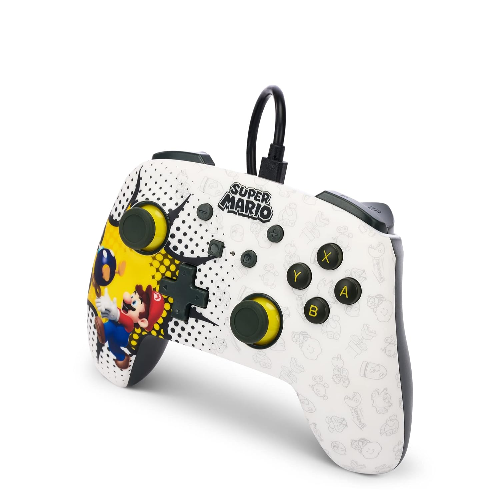 PowerA Enhanced Wired Controller for Nintendo Switch - Bob-omb Blast