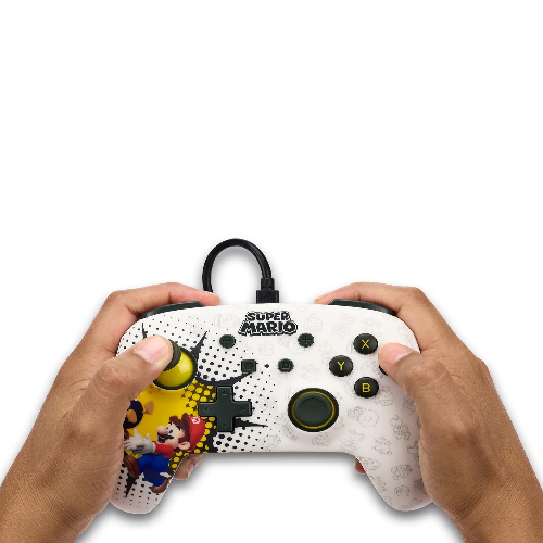 PowerA Enhanced Wired Controller for Nintendo Switch - Bob-omb Blast