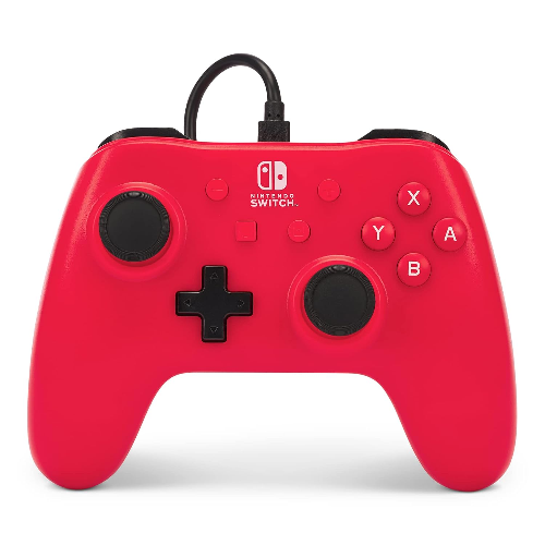 PowerA Wired Controller for Nintendo Switch - Raspberry Red