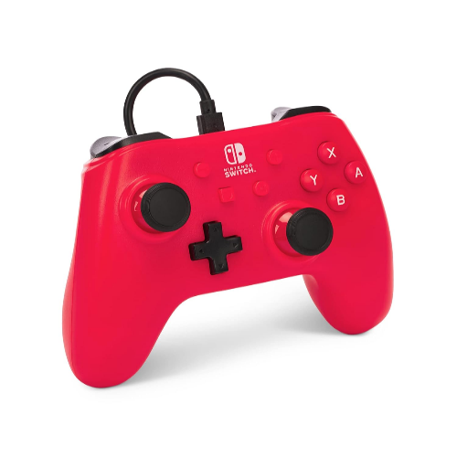 PowerA Wired Controller for Nintendo Switch - Raspberry Red