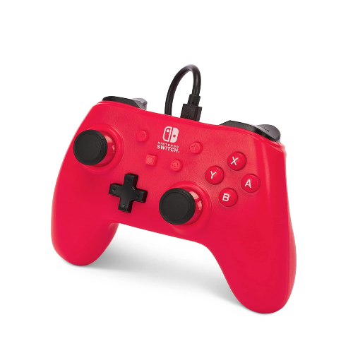 PowerA Wired Controller for Nintendo Switch - Raspberry Red