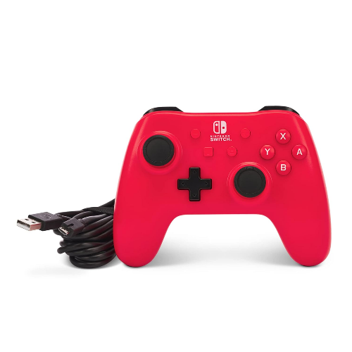 PowerA Wired Controller for Nintendo Switch - Raspberry Red