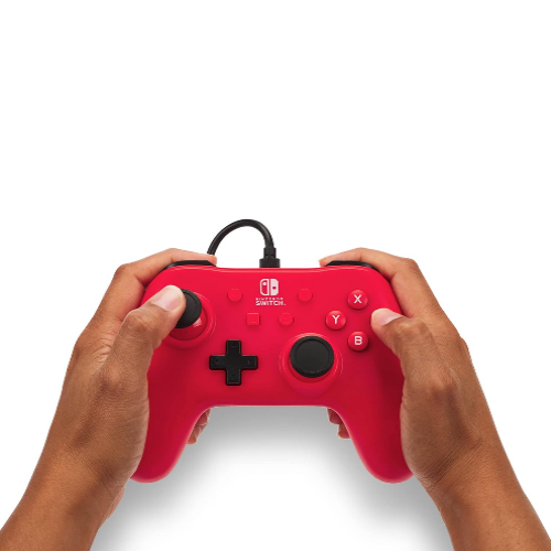 PowerA Wired Controller for Nintendo Switch - Raspberry Red