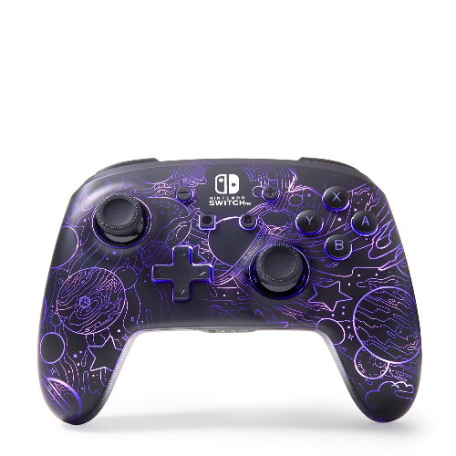PowerA Enhanced Wireless Controller for Nintendo Switch with Lumectra - Galactic Vortex