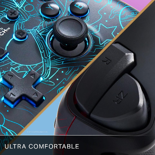 PowerA Enhanced Wireless Controller for Nintendo Switch with Lumectra - Galactic Vortex