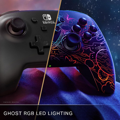 PowerA Enhanced Wireless Controller for Nintendo Switch with Lumectra - Galactic Vortex