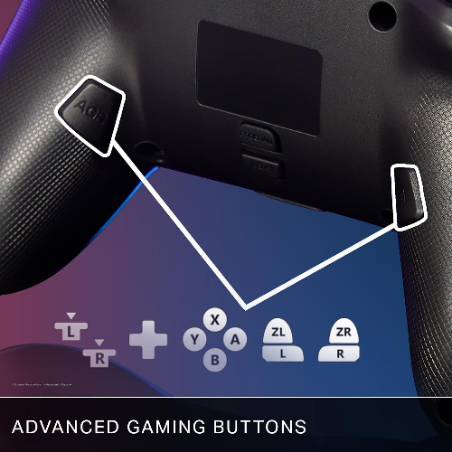 PowerA Enhanced Wireless Controller for Nintendo Switch with Lumectra - Galactic Vortex