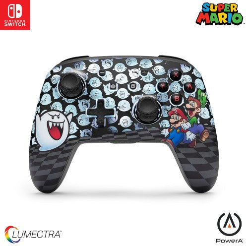 PowerA Enhanced Wireless Controller for Nintendo Switch with Lumectra - Mario Peek-A-Boo