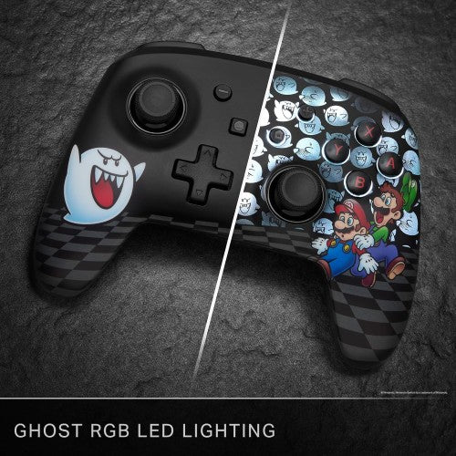 PowerA Enhanced Wireless Controller for Nintendo Switch with Lumectra - Mario Peek-A-Boo