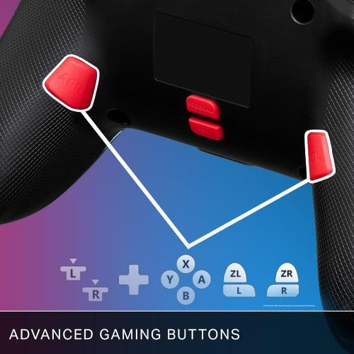 PowerA Enhanced Wireless Controller for Nintendo Switch with Lumectra - Mario Peek-A-Boo