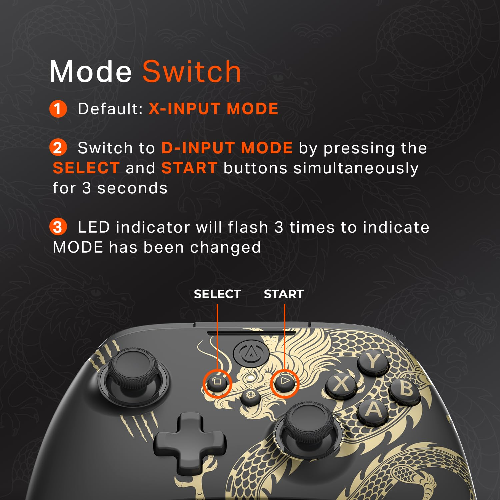 PowerA Battle Dragon™ Advanced Wireless Controller for PC & Cloud Gaming (Not for iOS)
