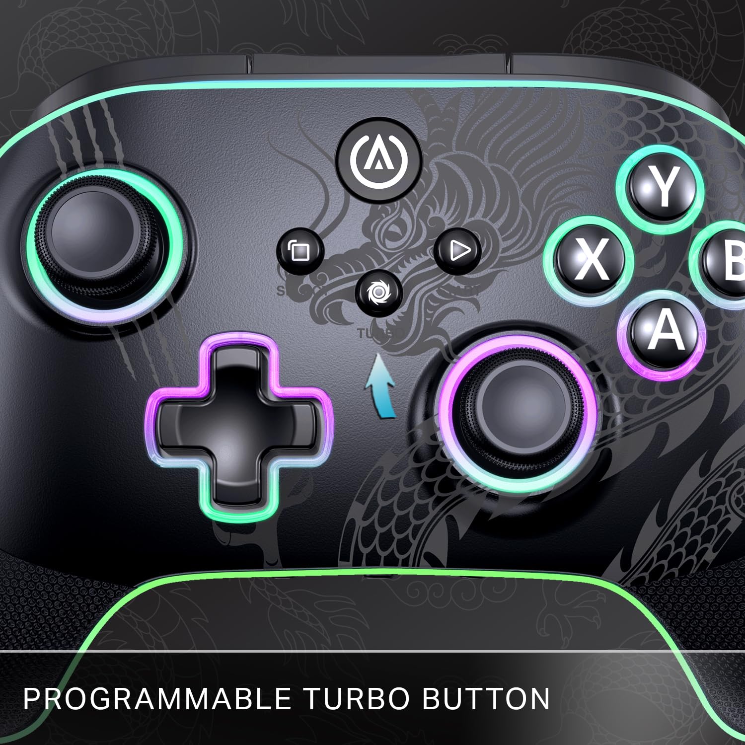 PowerA Battle Dragon™ Pro Wireless Controller with Lumectra for PC & Cloud Gaming (Not for iOS)