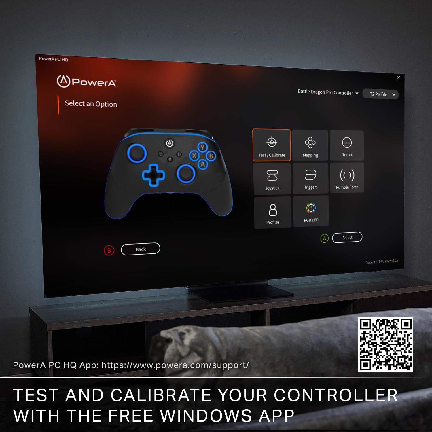 PowerA Battle Dragon™ Pro Wireless Controller with Lumectra for PC & Cloud Gaming (Not for iOS)