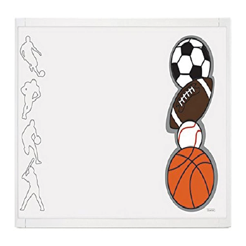 Quartet White Frame Sports Combination Board, 2 x 1.4 feet, 58 x 43 cm (23 x 17 inches)