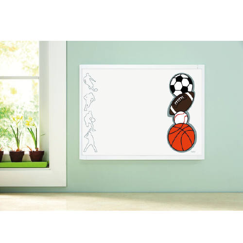 Quartet White Frame Sports Combination Board, 2 x 1.4 feet, 58 x 43 cm (23 x 17 inches)