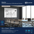 Quartet Penrite Slimline Magnetic Whiteboard Premium 1200 X 900mm
