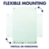 Quartet Infinity® Glass Magnetic Dry-Erase Board, 72" x 48" (6' x 4'), White Surface