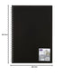 Derwent Academy Visual Art Diary Sketch Book 120 Pages, 110 GSM (A3 Portrait)