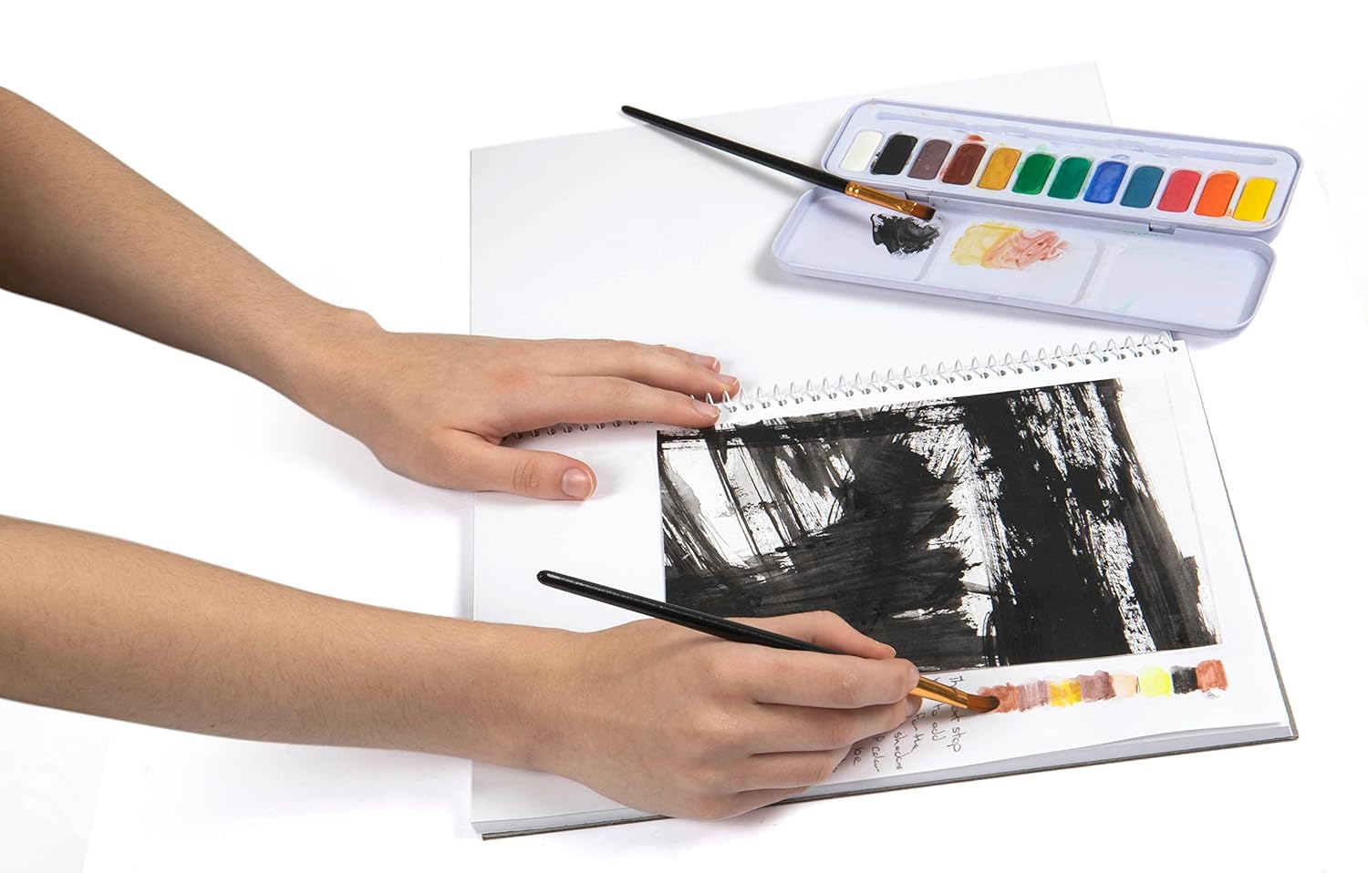 Derwent Academy Visual Art Diary Sketch Pad 80 Pages, 110 GSM (A4 Portrait)