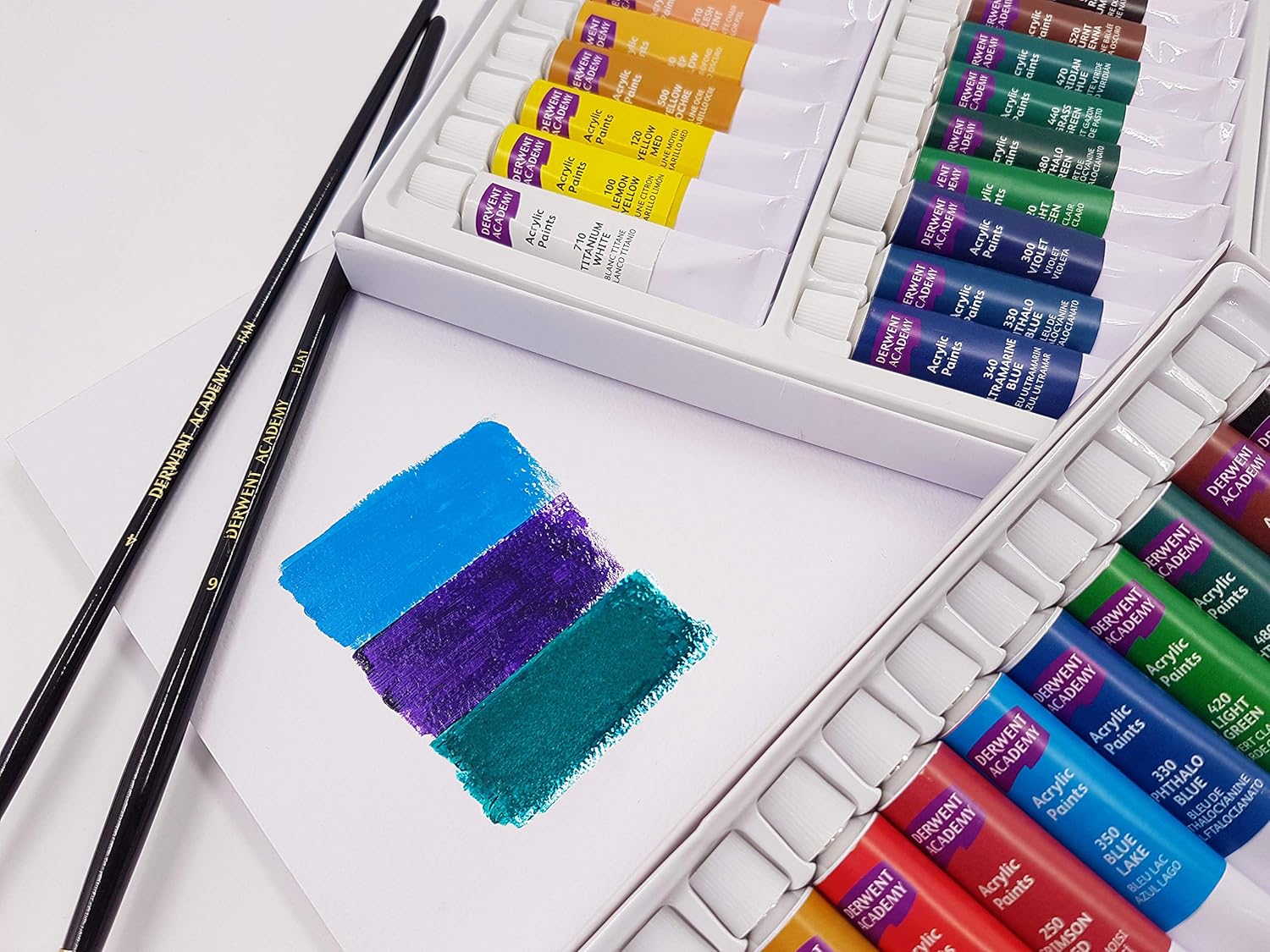 Derwent Academy Acrylic Pad 12 Sheets, 300 GSM (A4 Portrait)